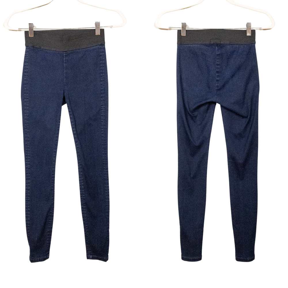 AGOLDE Dark Wash Stretch Pull-On Skinny Jeggings Jeans Ankle Length Women's 25